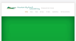 Desktop Screenshot of mountainskyalpacas.com